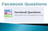 Facebook ask questions