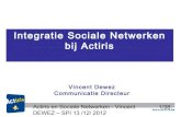 Integratie Sociale Netwerken bij Actiris
