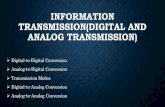 Digital & analog transmission