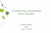 Tips for conducting long-term diary studies - UPA 2009