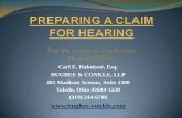 Preparing A Claim For Hearing- The Perspective Of A Former Hearing Officer