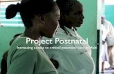 Project Postnatal: Increasing access to life saving postnatal care in Haiti