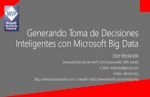 Generando Toma de Decisiones Inteligente con Microsoft Big Data