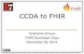 Route from CCDA to FHIR by Grahame Grieve