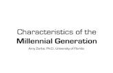 Characteristics of the Millennial Generation and  Young Voter
