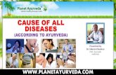 Cause of All Diseases - According to Ayurveda