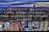 4 Ways Subbly Compares to Other Subscription eCommerce Solutions