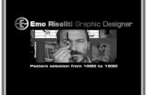 Poster Design: Emo Risaliti 80/90’s works selection