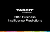 2015 Business Intelligence and Analytics Predictions