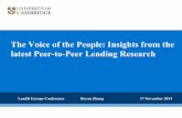 Bryan Zhang / Insights from the latest Peer-to-Peer Lending Research