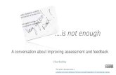 Assessment and feedback