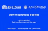 Blue Thumb | Aqua Bella Designs Inspirations Booklet