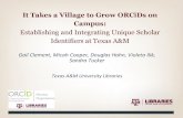 It Takes a Village to Grow ORCIDs on Campus: Establishing and Integrating Unique Scholar Identifiers at Texas A&M