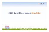 2015 Email Marketing Checklist - Stand Out From The Herd