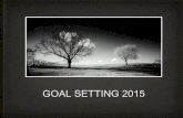 Goal Setting 2015