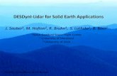 WE2.L09 - DESDYNI LIDAR FOR SOLID EARTH APPLICATIONS