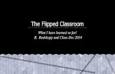 The flipped classroom   what i've learned so far.
