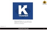 Kinomap Trainer manuel d'utilisation en Français