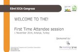 First Time Attendees Programme - Ksenija Polla, ICCA