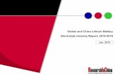 Global and china lithium battery electrolyte industry report, 2014 2018