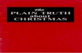 Plain truth about christmas (prelim 1970)