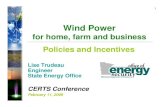 Small Wind Policies & Incentives