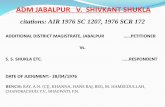 ADM Jabalpur V. Shivkant Shukla Case Presesntation