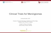 Clinical Trials for Meningiomas Andrew Norden, M.D.