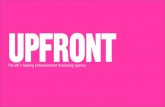 Upfront  - How we approach promotions
