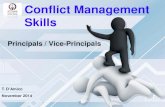 Conflict Management Skills for Principals and Vice-Principals