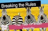 "Breaking the Rules: True Tales of Brazen Ingenuity" by Alexandra Watkins, Eat My Words for the 2014 imarketingSF Conference