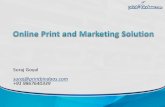 Online print & marketing solution