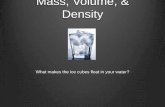 Mass, volume, density