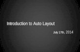 Introduction to auto layout