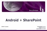 Introducción a Android y conexión con SharePoint