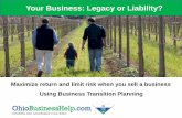 Business transition planning 2015