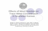 Effects of Wind Direction on  Trace Metal Concentration in Southeast Kansas