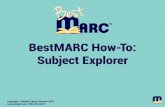 Mitinet BestMARC How-To: Subject Explorer