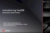 LiveDB Introduction at devsum 2011