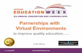 Education Week 2012 - Session 2.2.1 partnerships with virtual environments static edition