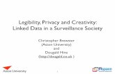 Legibility, Privacy and Creativity: Linked Data in a Surveillance Society