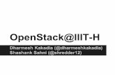 OpenStack @ IIIT-H