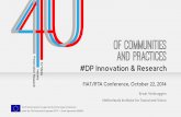 Of Communities  and Practices: Digital Preservation Innovation & Research