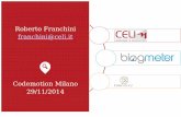 GlusterFS : un file system open source per i big data di oggi e domani - Roberto Franchini - Codemotion Milan 2014