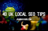 40 UK Local SEO Tips | JoannaVaiou.com