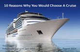 10 REASONS TO GO ON A CRUISE