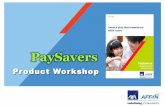 Pay savers launching v3.1 (workshop) wo comp