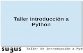 Transparencias taller Python