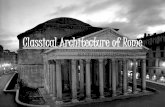Classical Architecture of rome