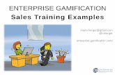 Gamification Sales Training Examples